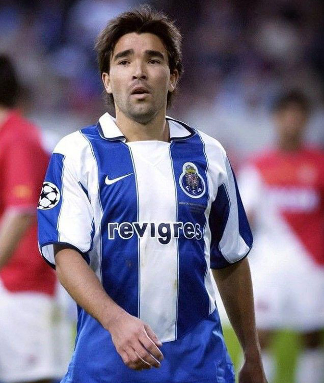 Deco en match face à l'AS Monaco en finale de Champions League
